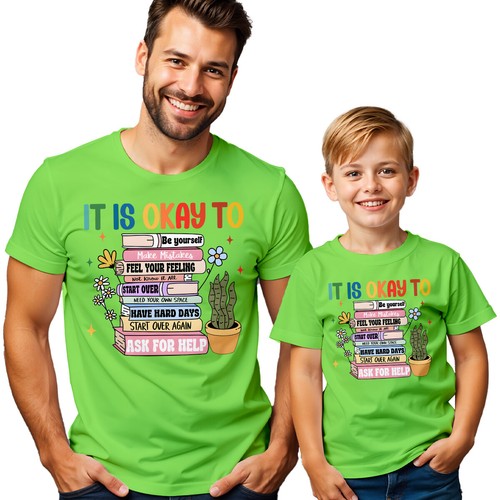 Herren kinder shirt stacked - herren, t-shirt