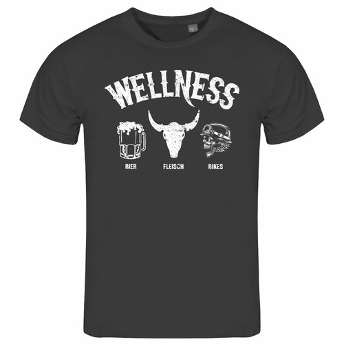 Herren shirt wellness für - herren, t-shirt