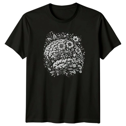 Blooming brain floral mental - floral,