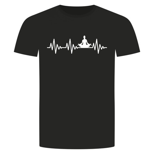 Herzschlag yoga shirt ekg - t-shirt,