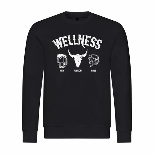 Herren sweatshirt pullover - sweatshirt,