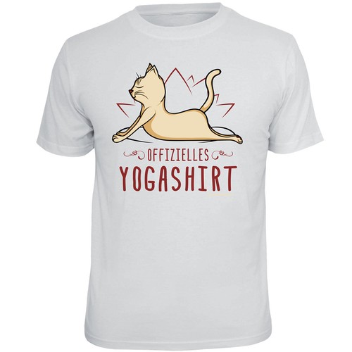 Shirt sprüche chillen yoga - chillen,