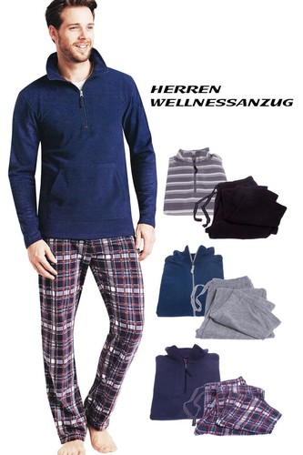 Herren wellnessanzug hausanzug - herren,