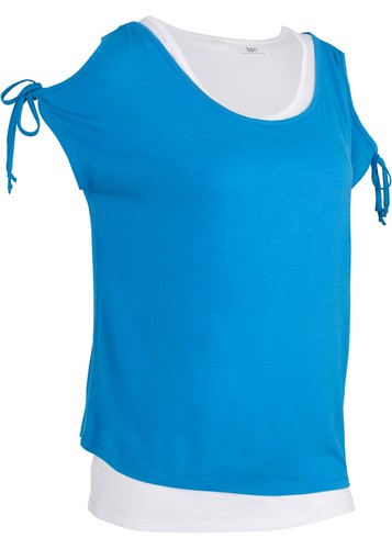 Wellness shirt mit - 2-in-1-wellness-shirt,